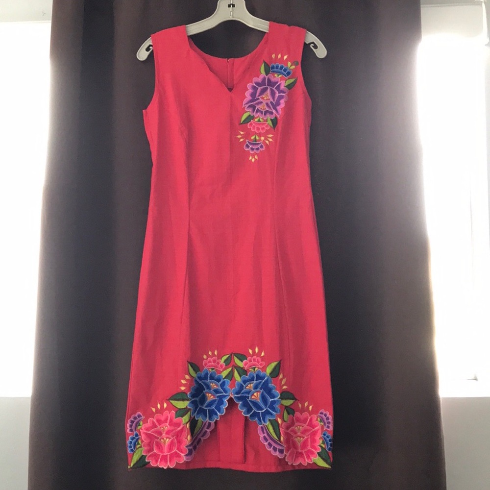 Mexican Style Red Dress